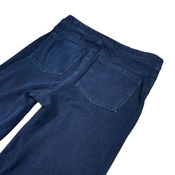 Spanx Jean-Ish Ankle Leggings in Twilight Dark Blue Wash Size M - Picture 6 of 9